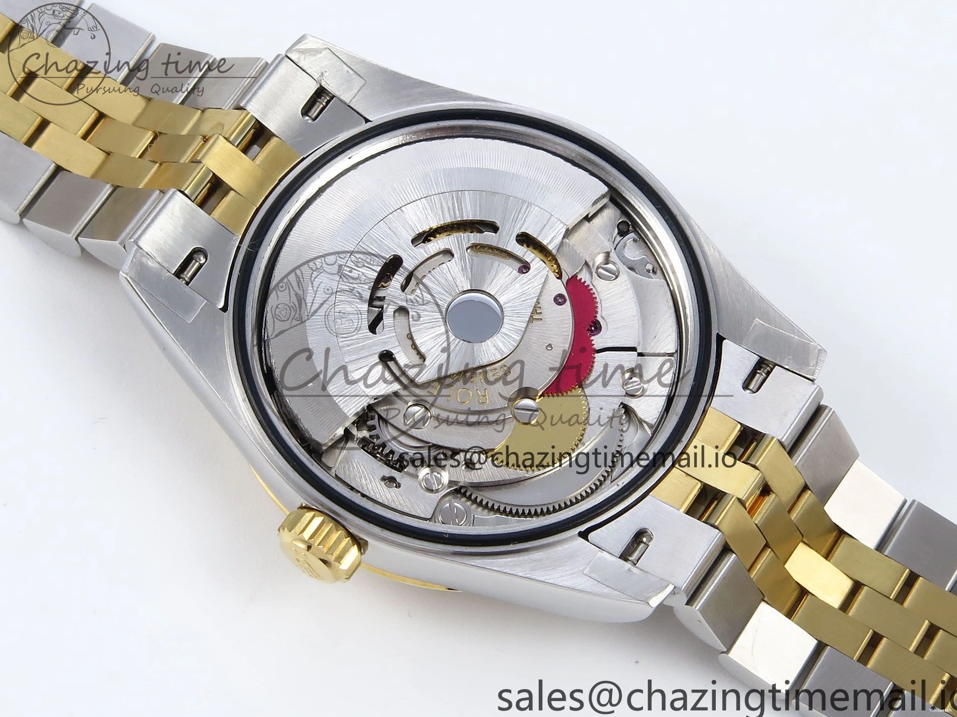 JARF 904L YG Diamonds SS Jubilee Edition Gray 278383RBR Roman 1:1 Best 31 on Steel Bracelet DateJust Dial HZ2236 0502